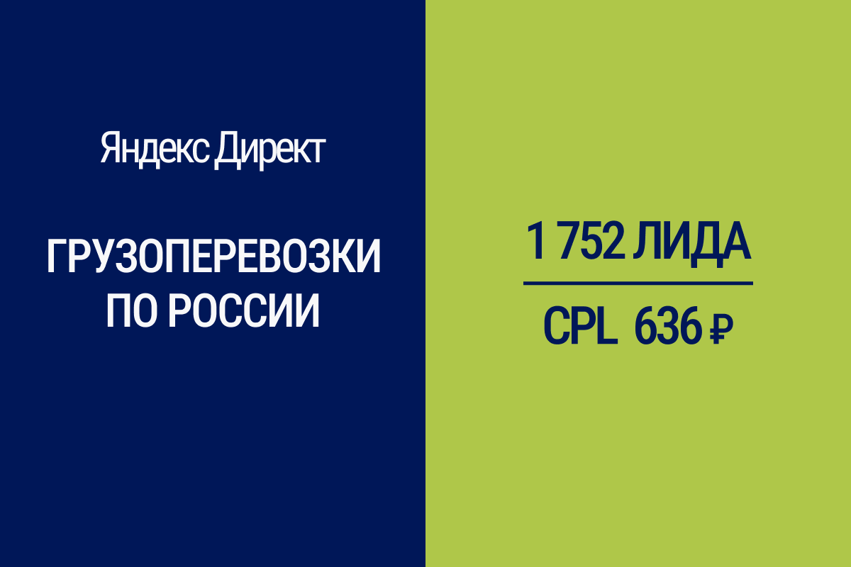 Продвижение услуг грузоперевозок по России