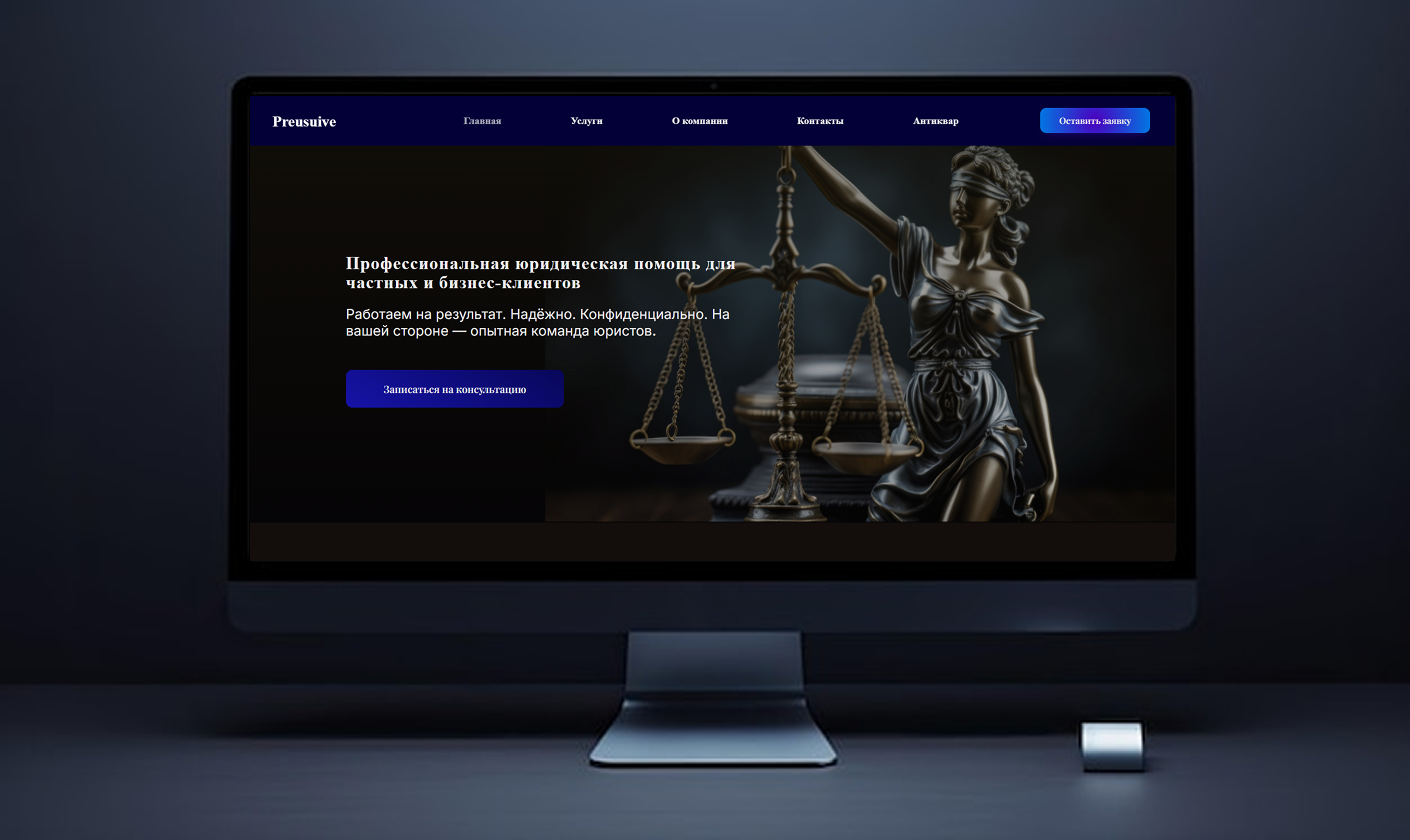 Сайт для юридической компании