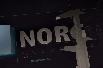 NORGAU - 3D анимация логотипа/ заставка для компании занимающейся производством измерительного и режущего инструмента.