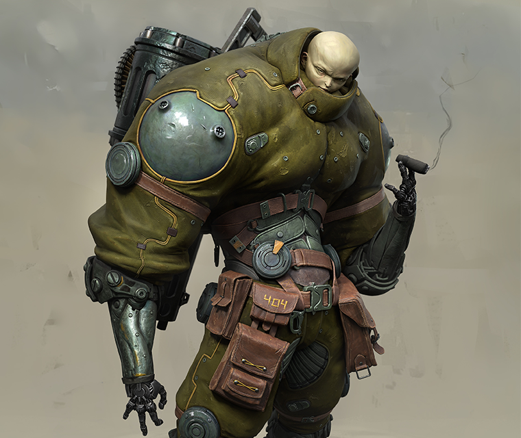Error 404: Heavy Enforcer Безжалостный гигант, закованный в броню войны и ужаса.