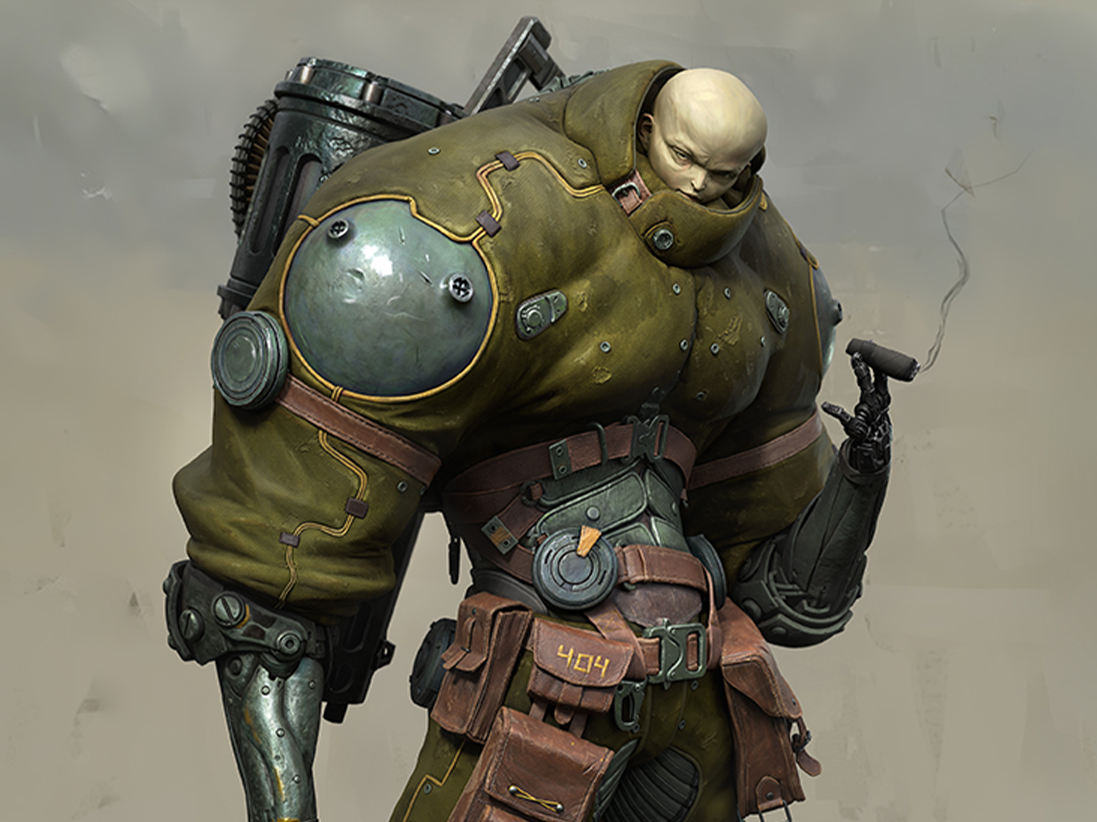 Error 404: Heavy Enforcer Безжалостный гигант, закованный в броню войны и ужаса.