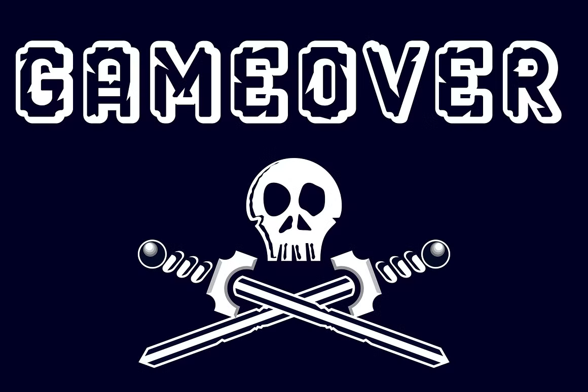 Шрифт GAME_OVER