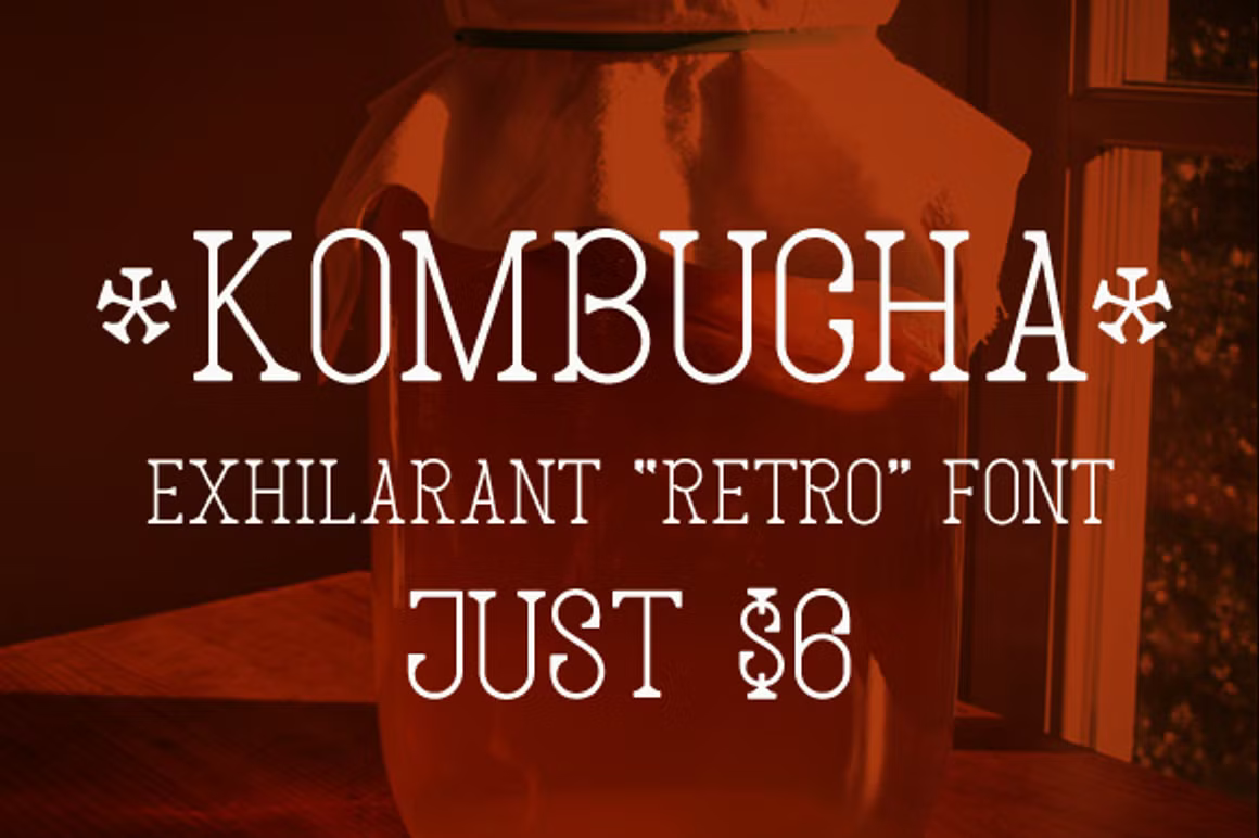 Шрифт KOMBUCHA