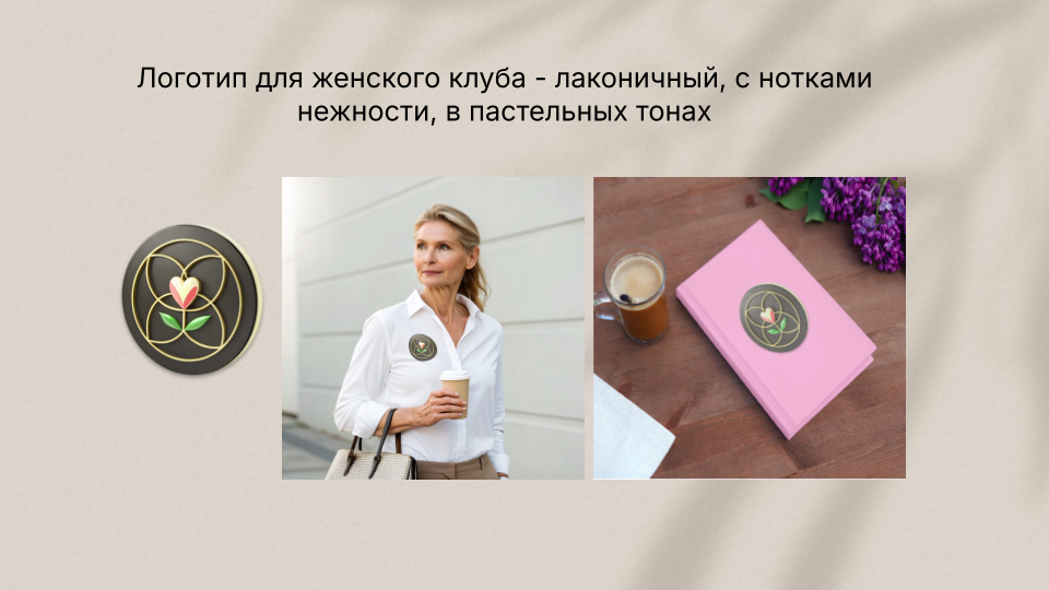 Логотип для женского клуба