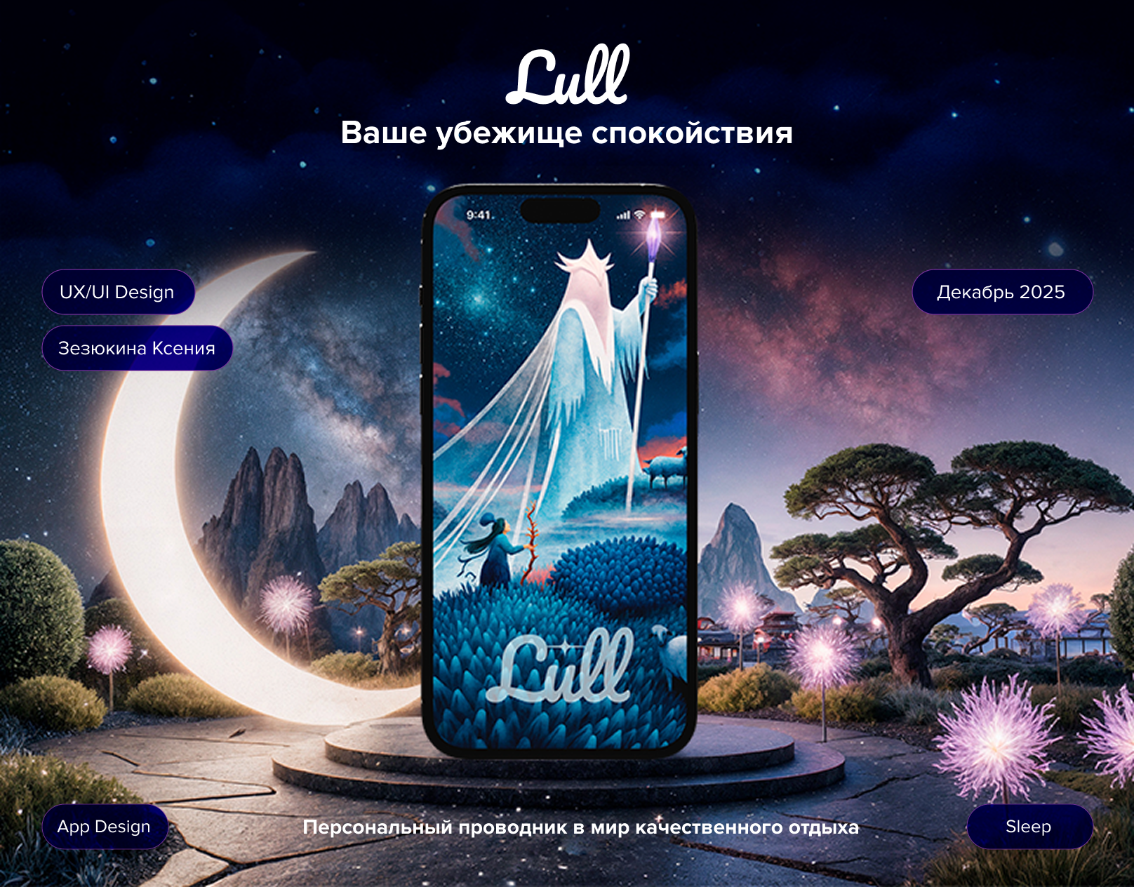 Lull app / Приложение для сна