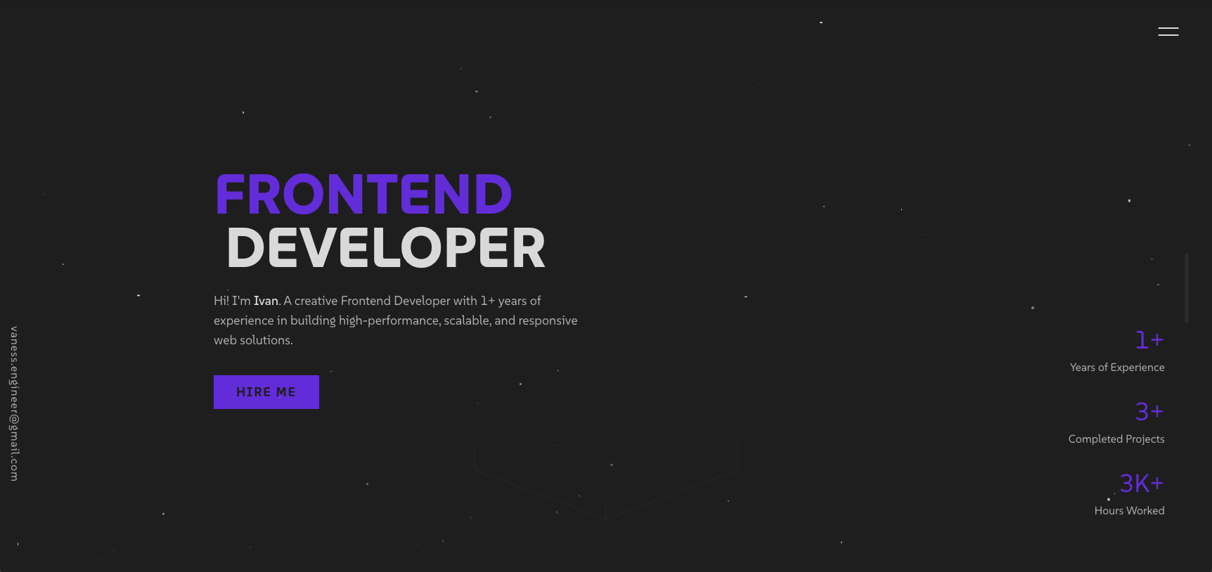 Разработка портфолио-сайта на Next.js и Tailwind