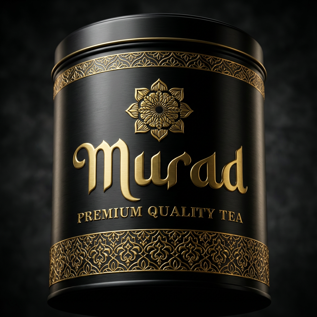 Логотип для премиальной марки чая Мурад