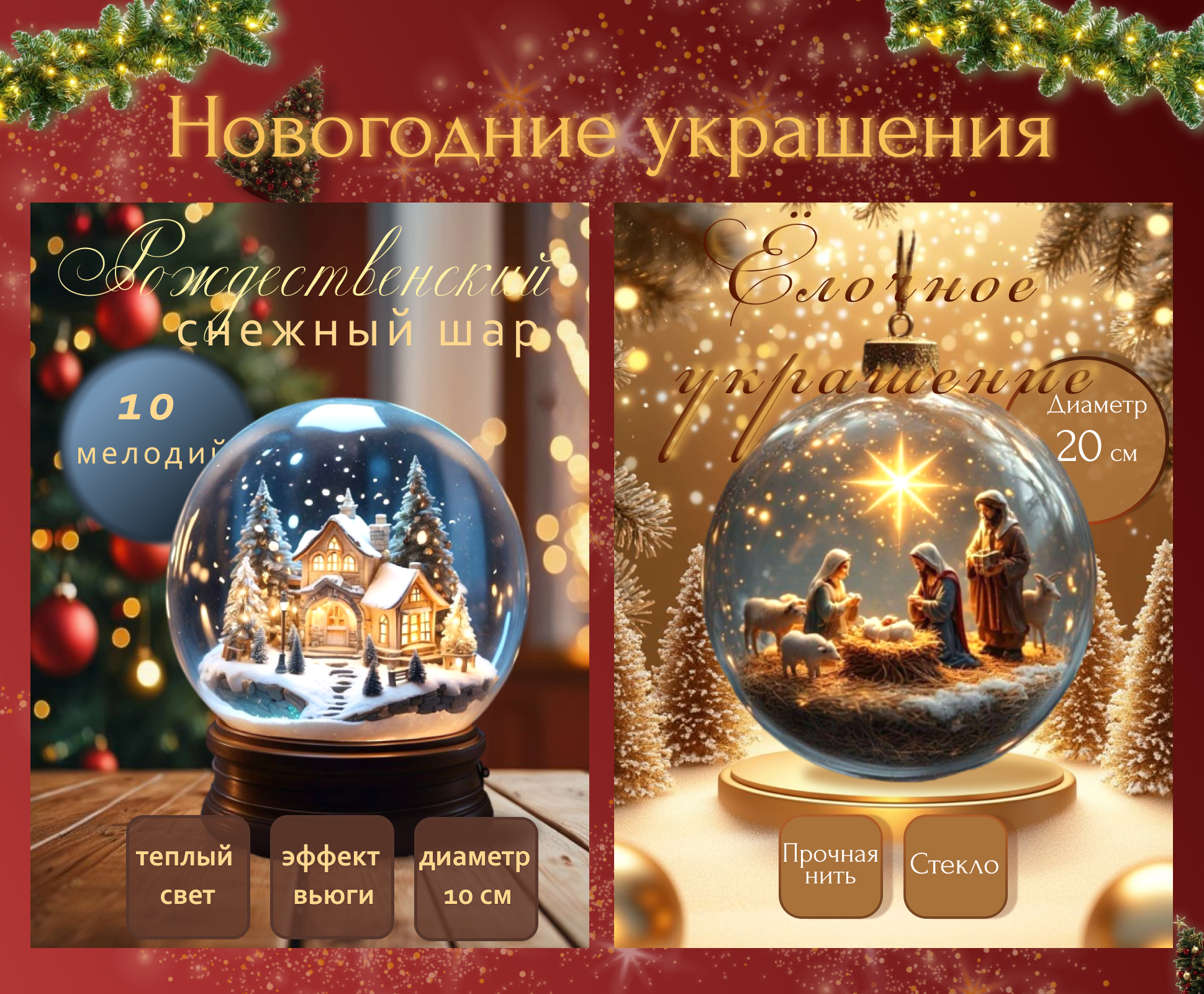 Новогодние украшения