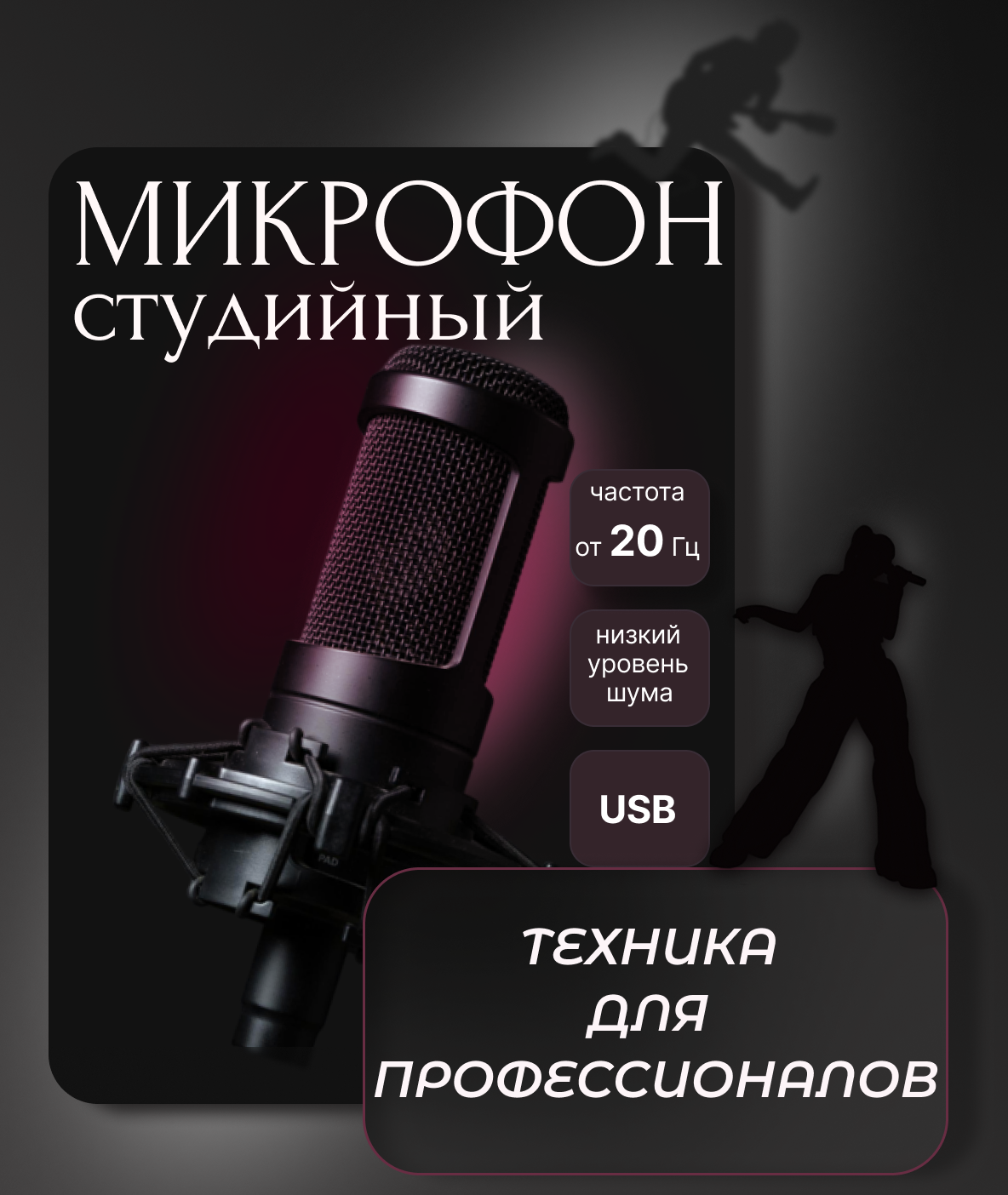 Инфографика Микрофон