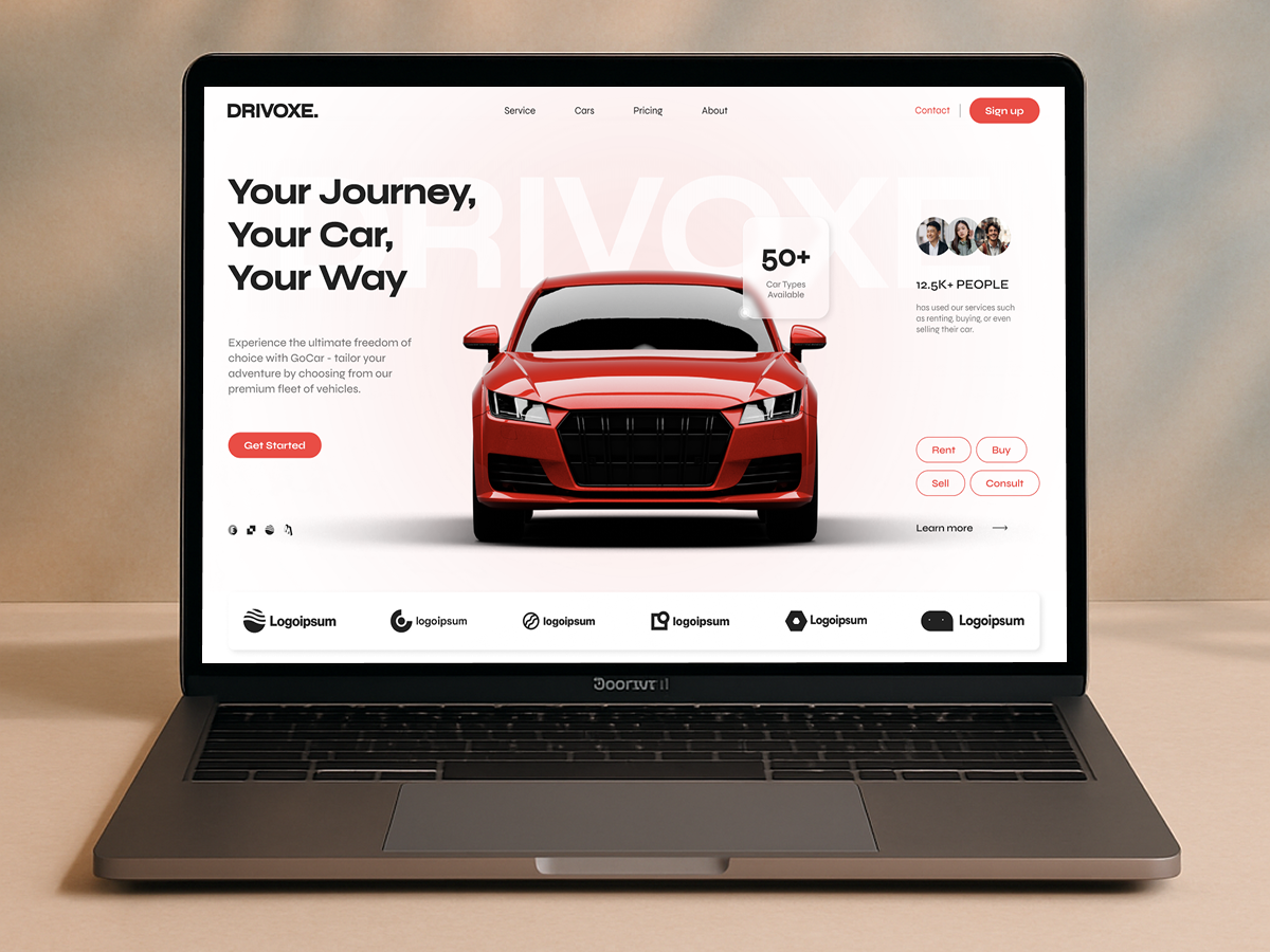 Разработка сайта для автосалона