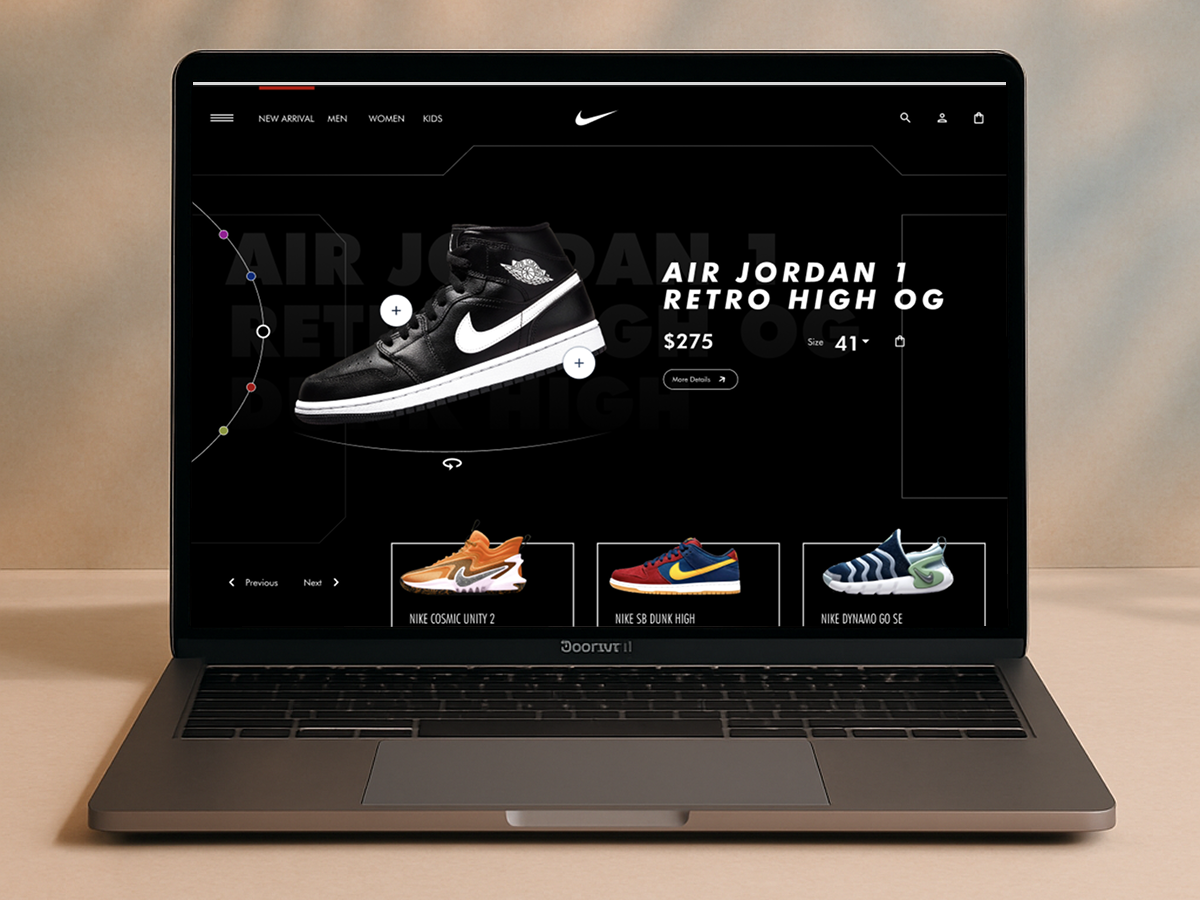 Маркетплейс по продаже кроссовок