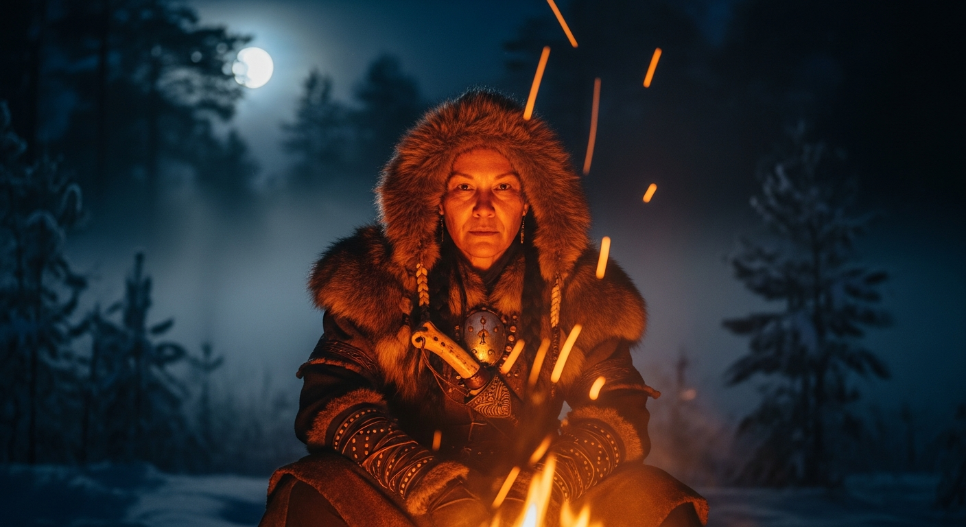 Сибирская Охотница у Костра Imagen 4.png