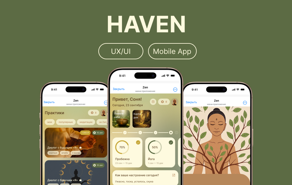 Разработка MVP проекта HAVEN внутри Telegram-бота