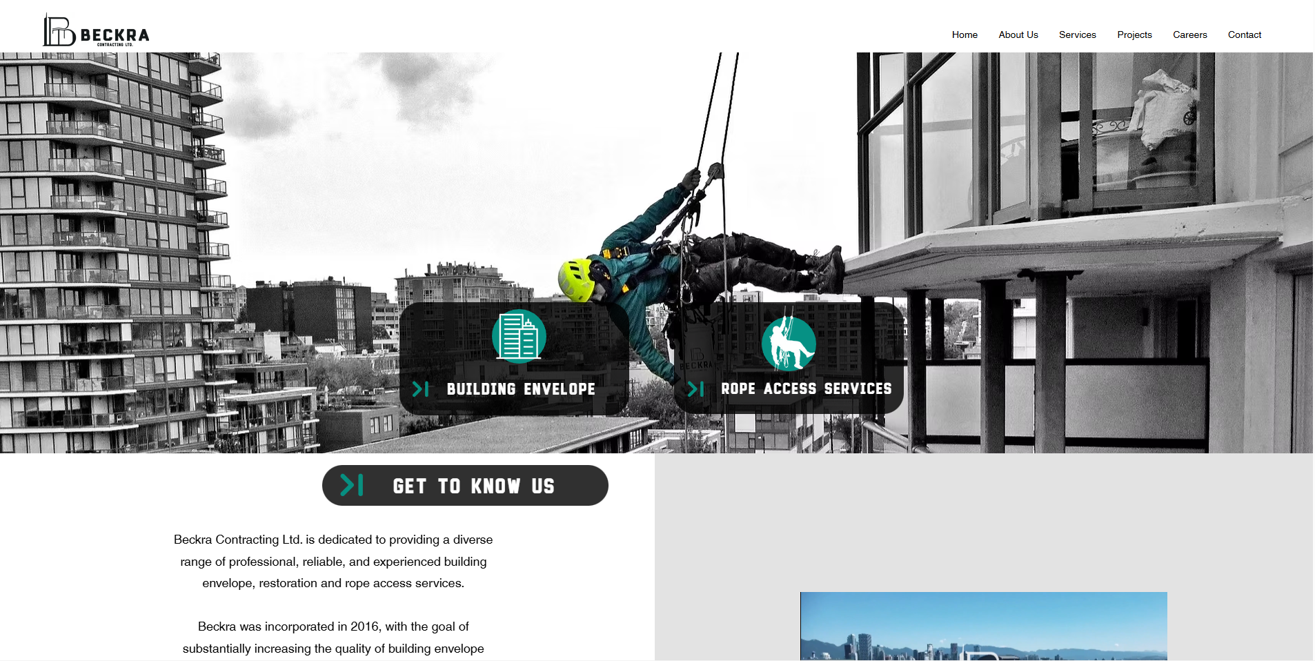 Разработка современного сайта для кампании в сфере строительства