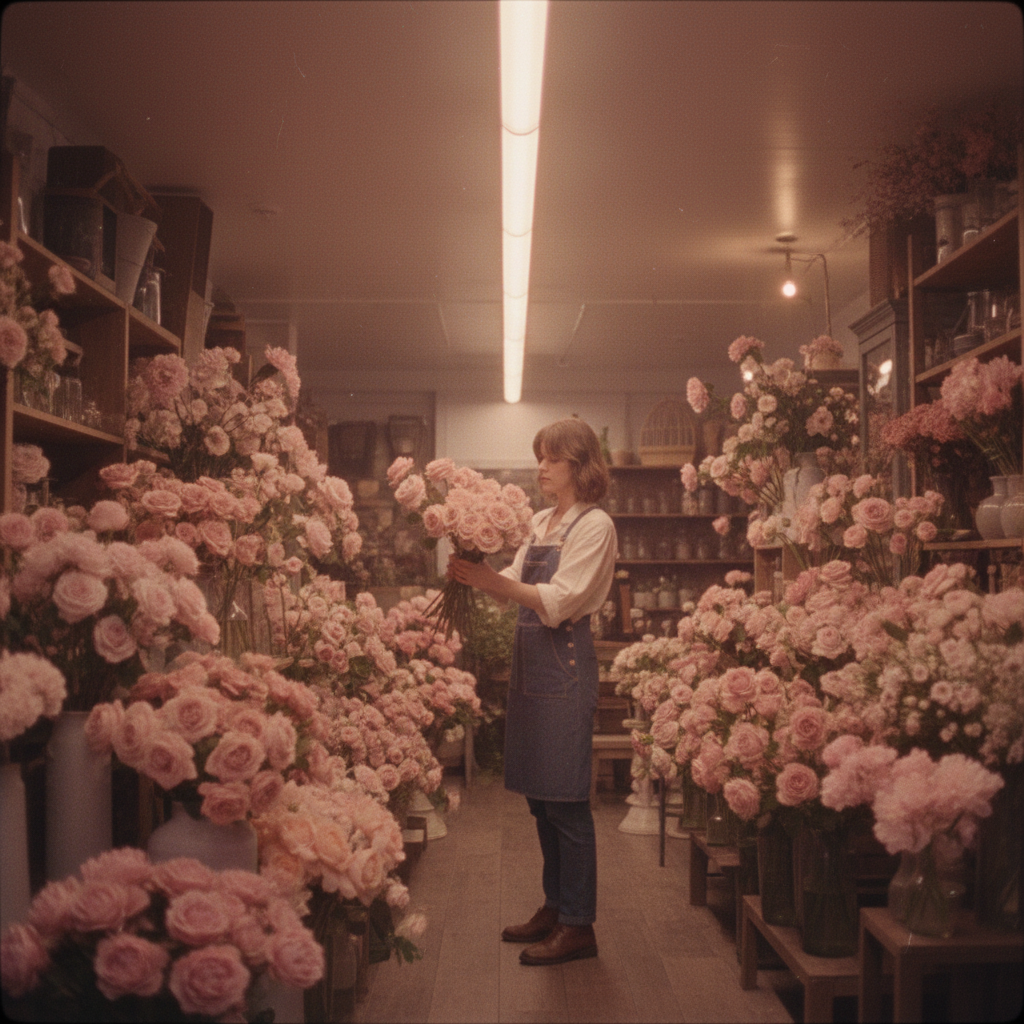 Реклама магазина цветов