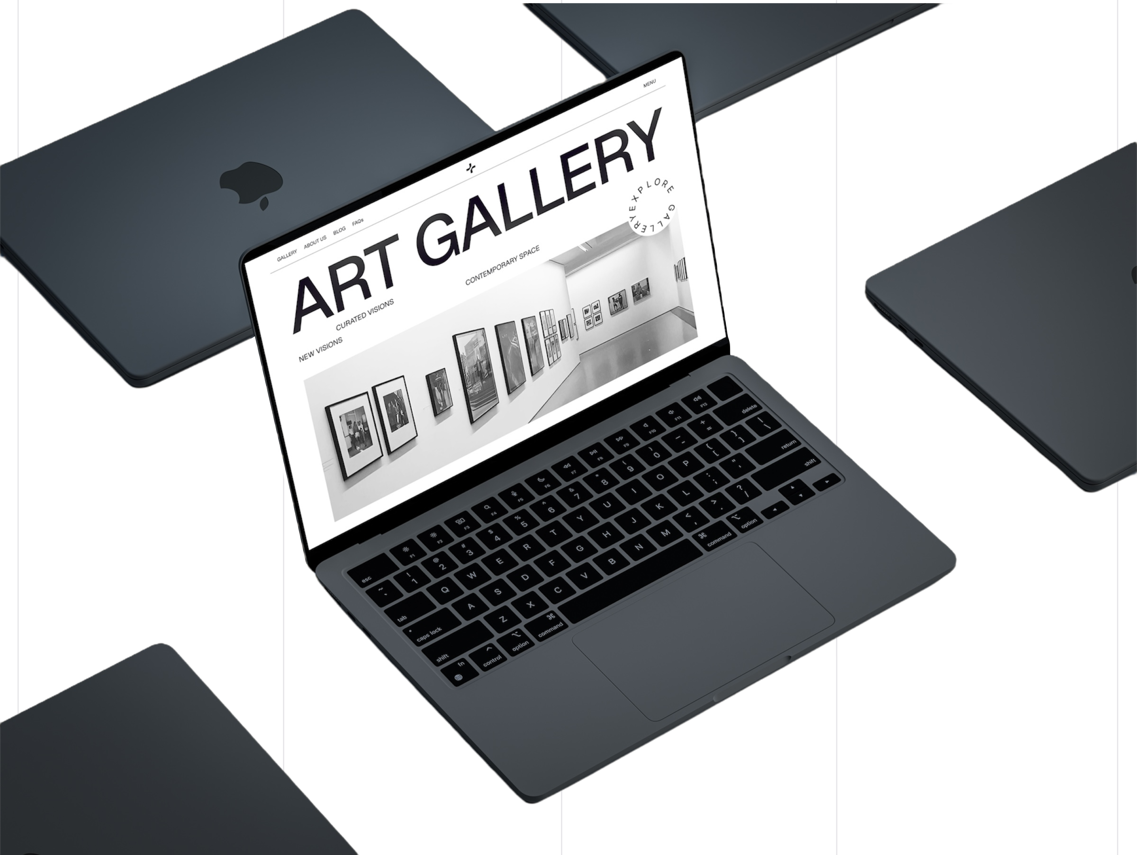 Лендинг для арт-галереи