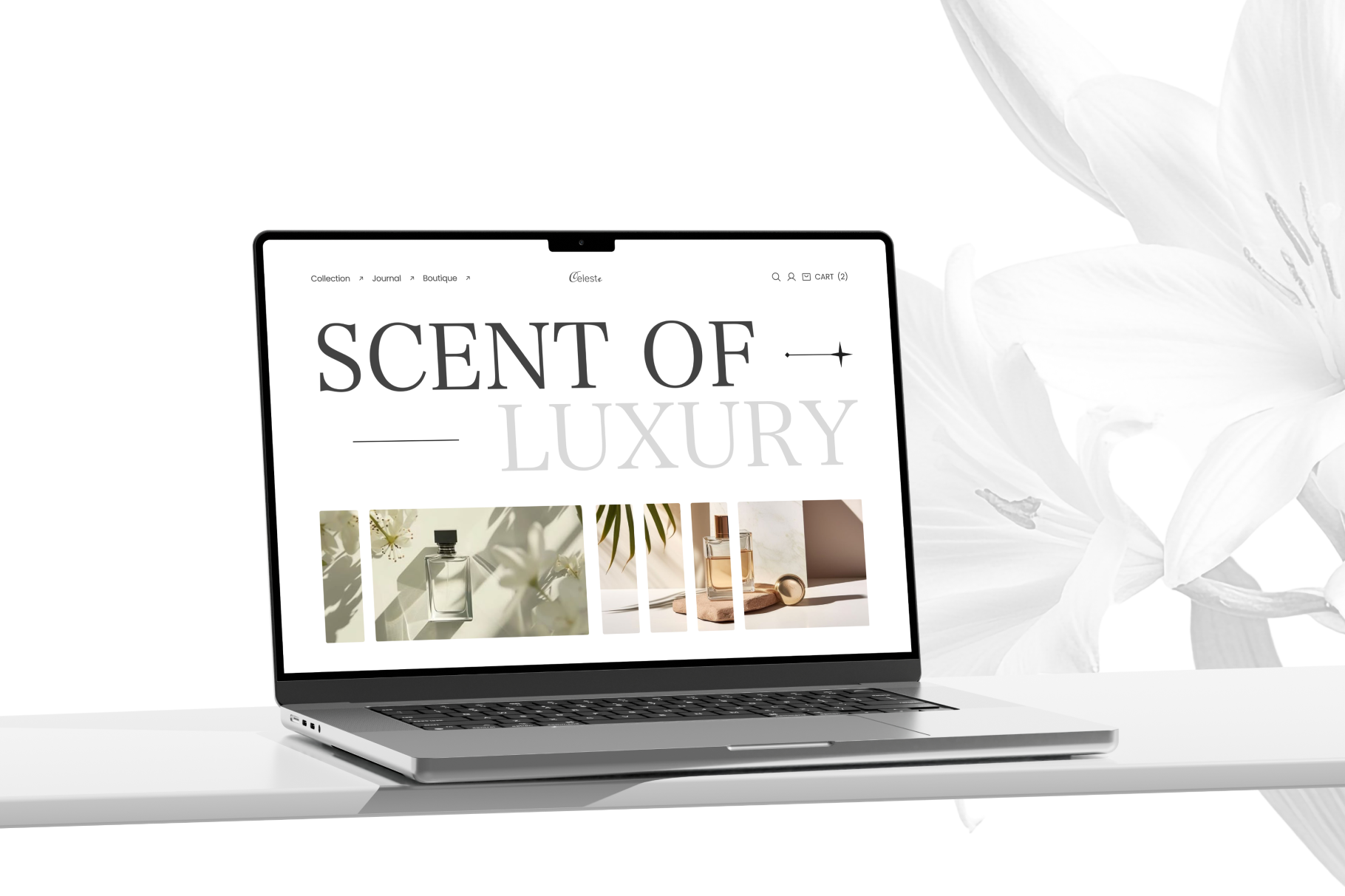 Лендинг для магазина парфюмерии