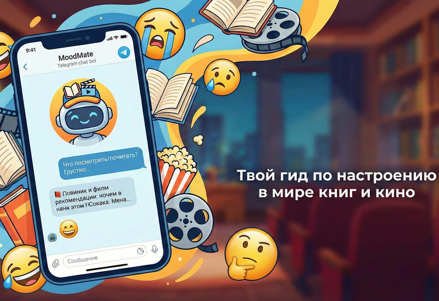 Сервис для подбора книг и фильмов под настроение