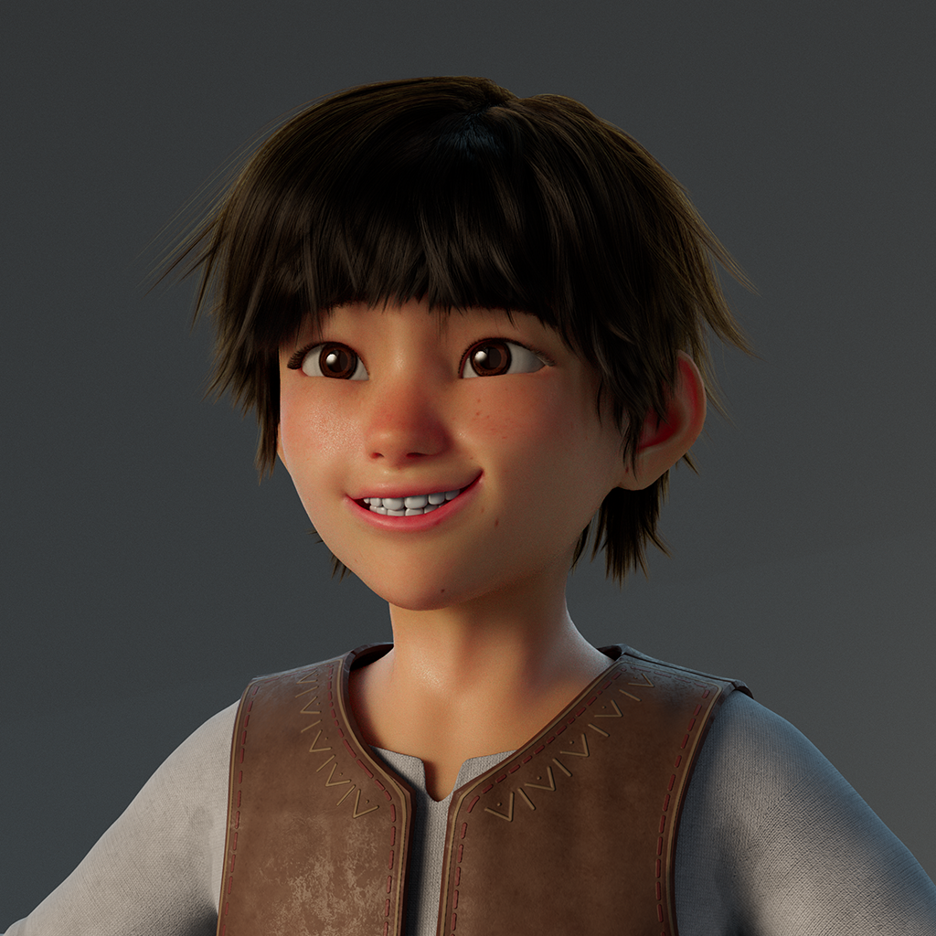 Boy — stylized 3D character | Cinema4D + ZBrush