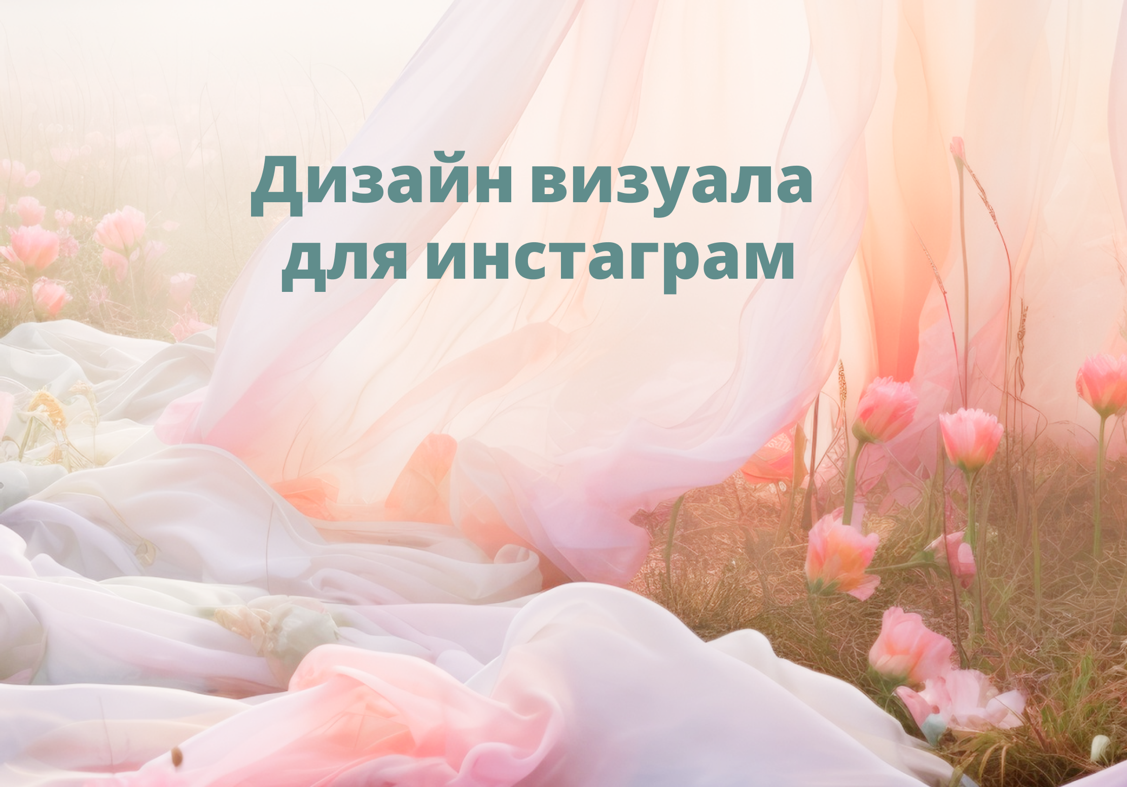 Дизайн визуала для инстаграм