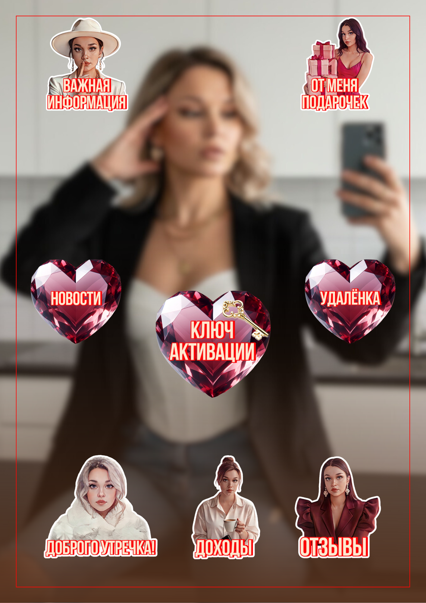 Брендированные и именные стикеры