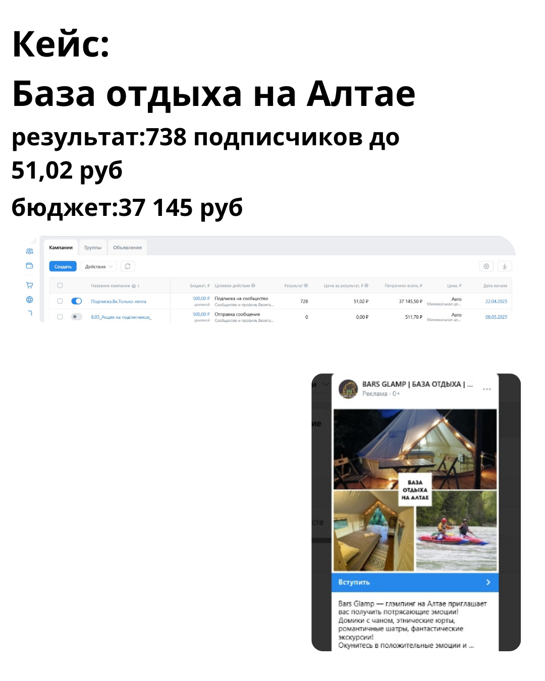 Таргетированная реклама ВКонтакте
