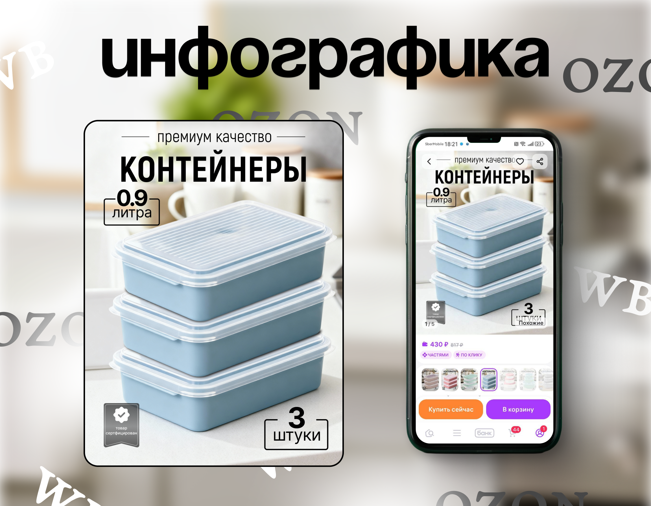Инфографика для контейнеров