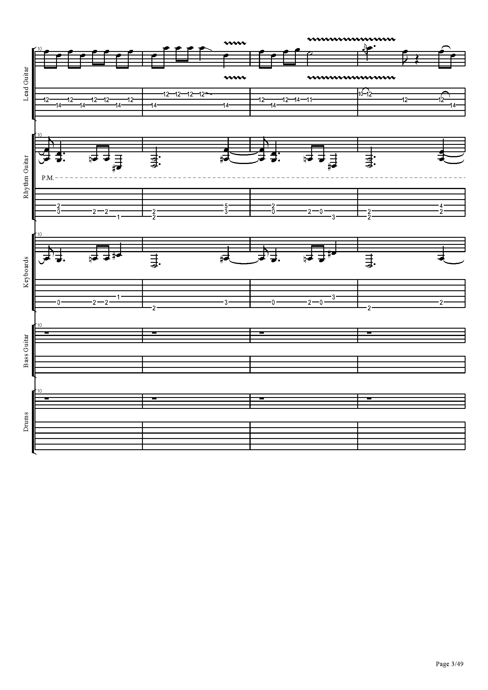 Партитура кавер-версии песни Loc-Dog, ICEGERGERT - Не засыпать_С