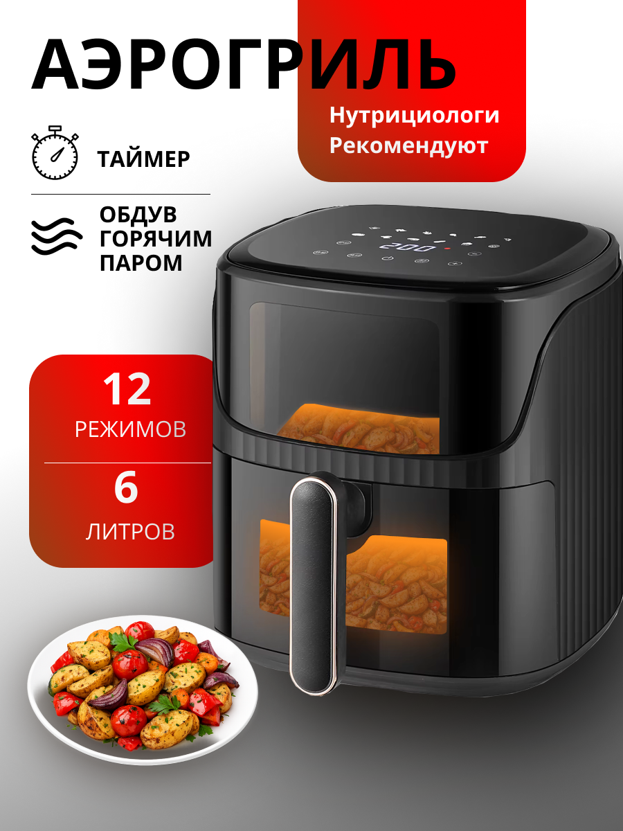 карточка  товара на wb/ozon аэрогриль