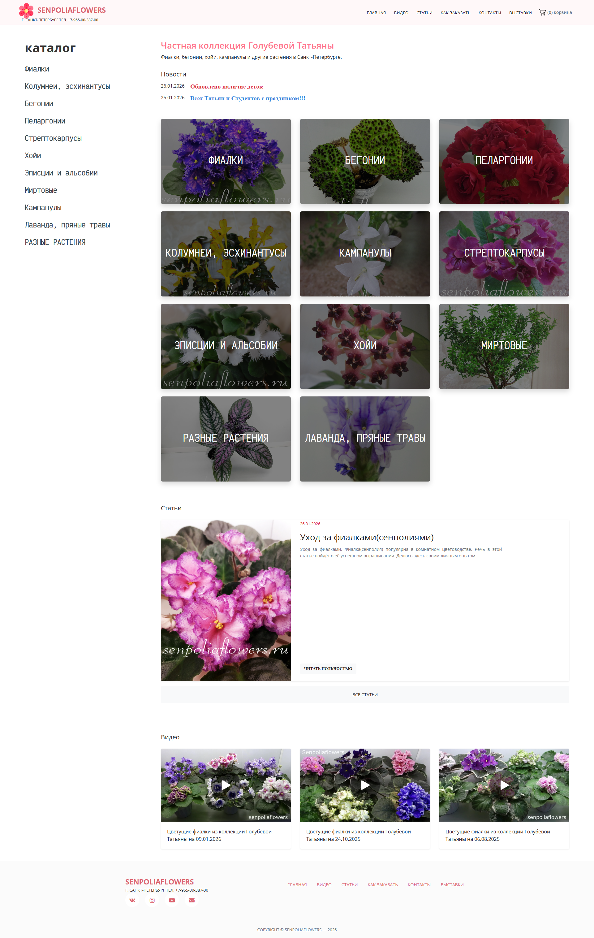 Senpoliaflowers