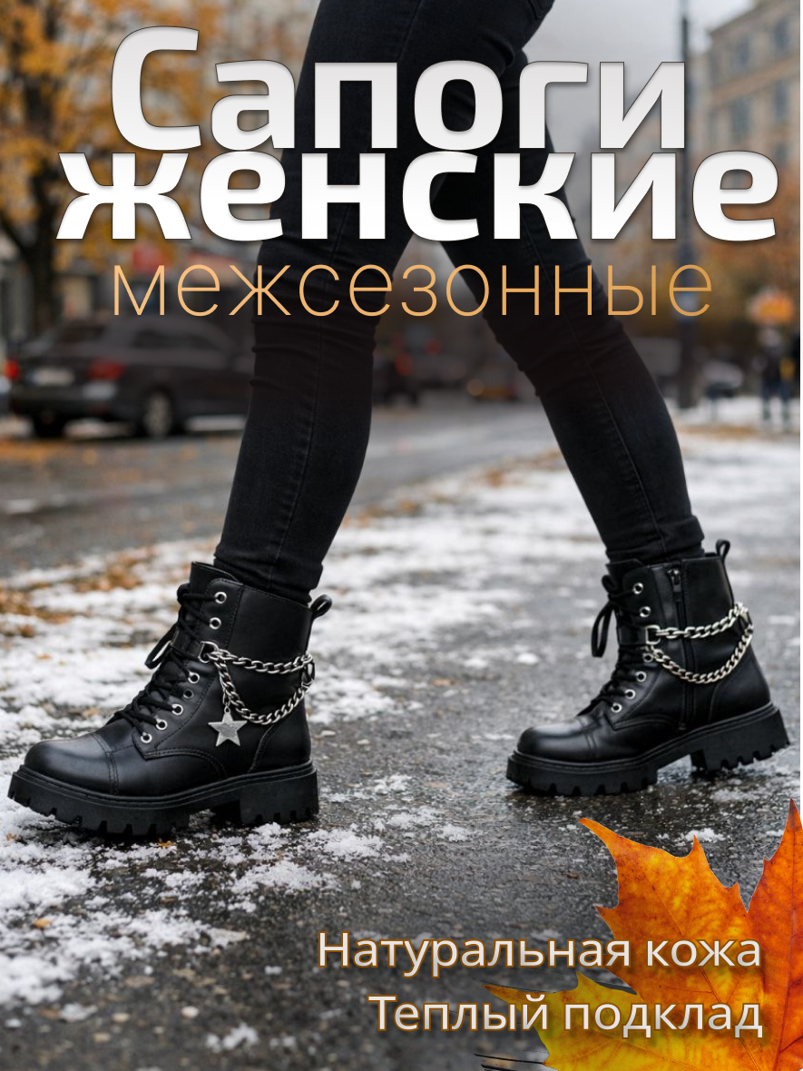 Инфографика для женских ботинк