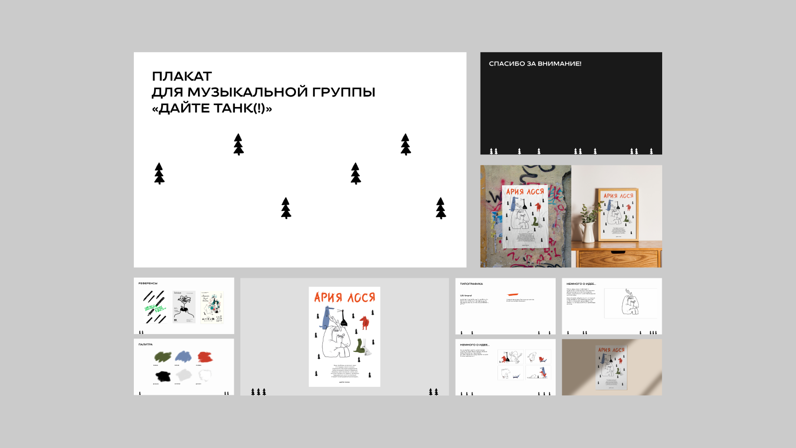 Презентация плаката для музыкальной группы