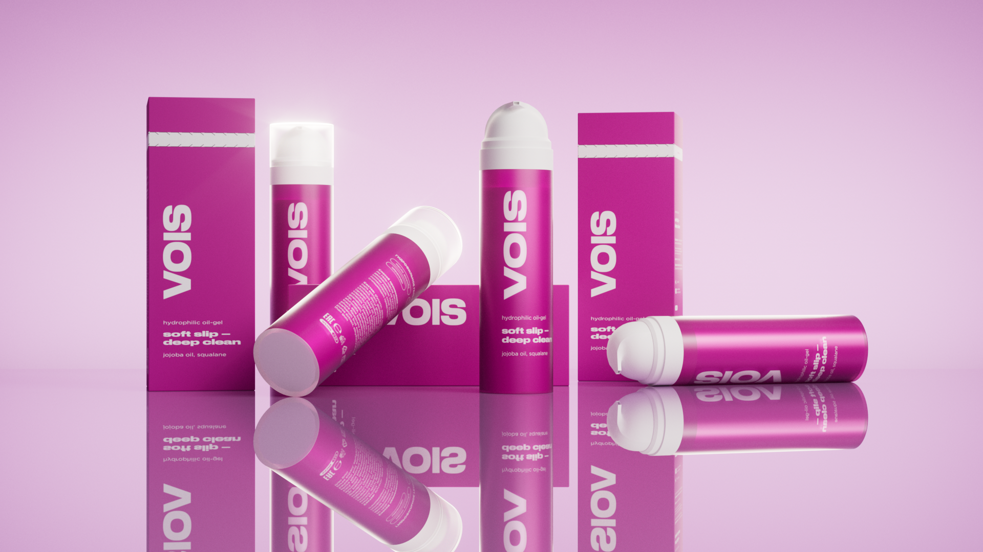 3D визуализация для бренда косметики VOIS