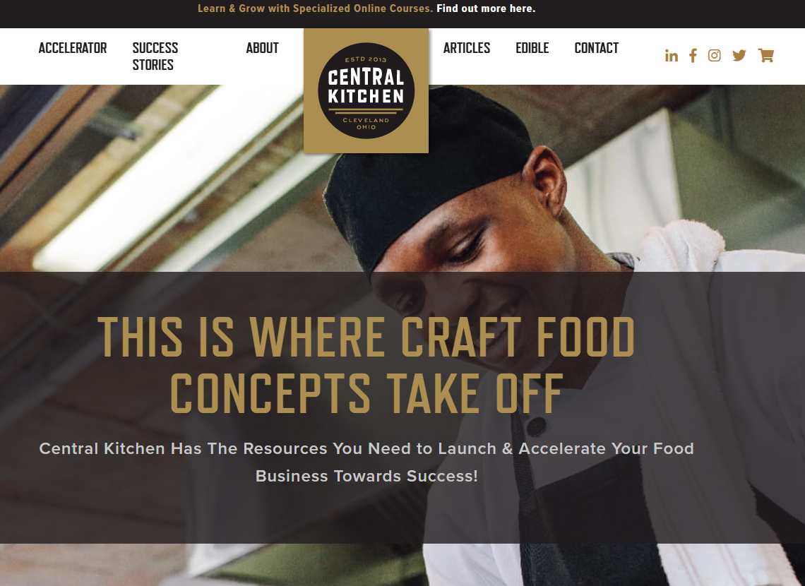 Сайт для "Central Kitchen"