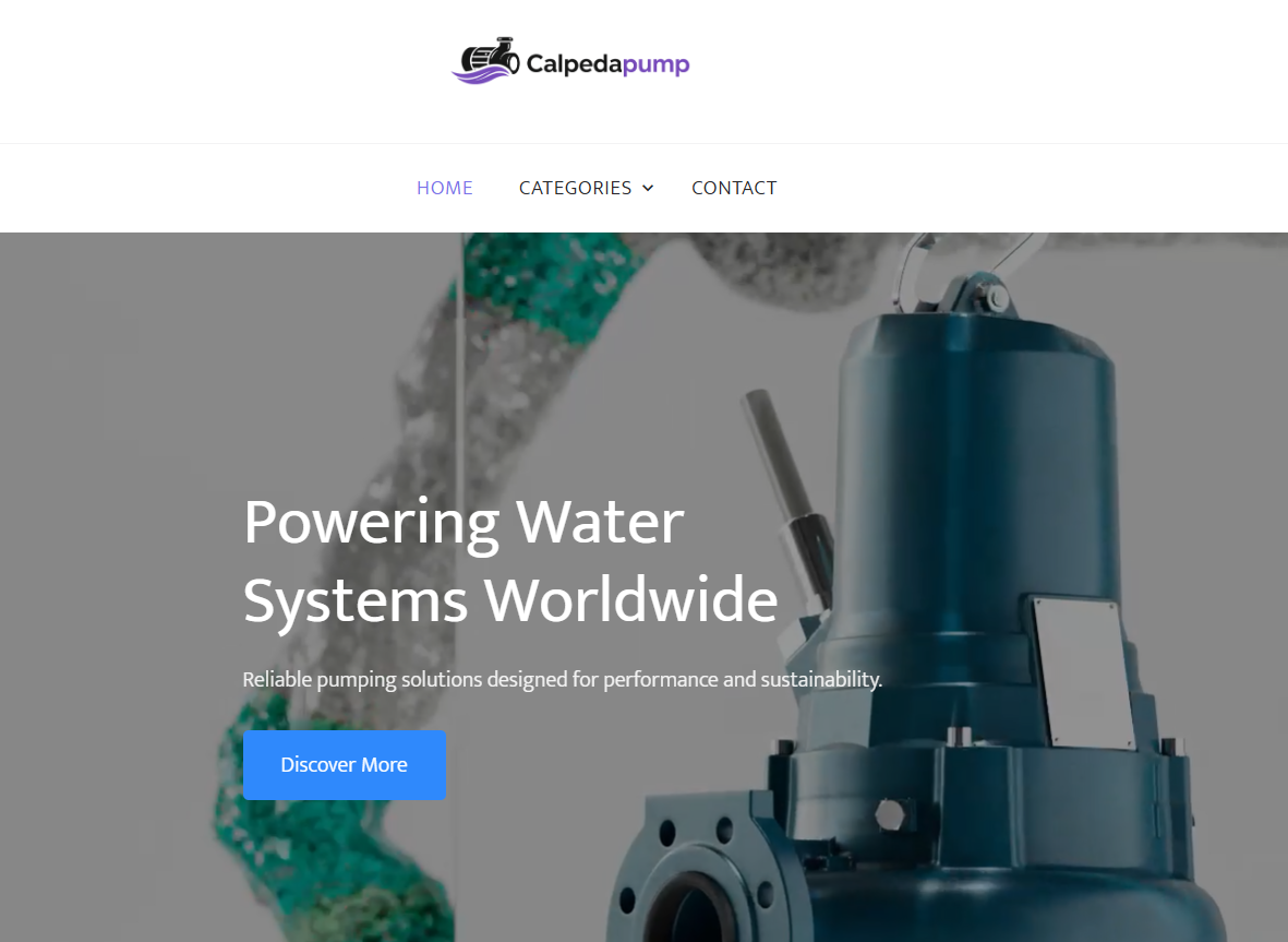 ������� ������������� ������������ � �����-������� �� Laravel ��� �������� Calpeda Pump Auto