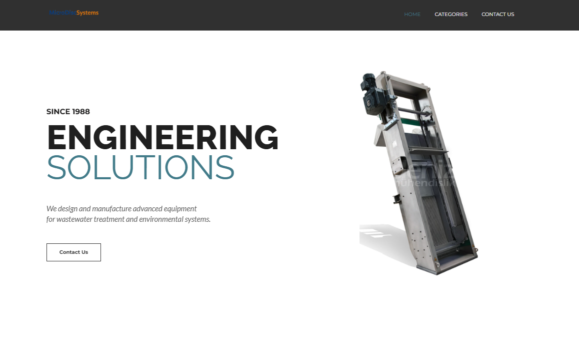 Сайт-каталог для компании Microdisc Systems на Laravel