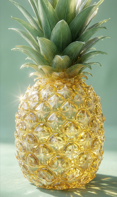 Нереалистичное изображение фрукта для размещения в качестве обоев в смартфон