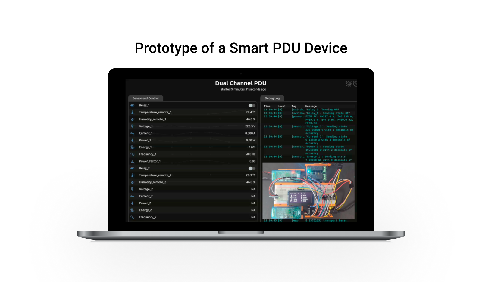 Прототип смарт pdu устройства