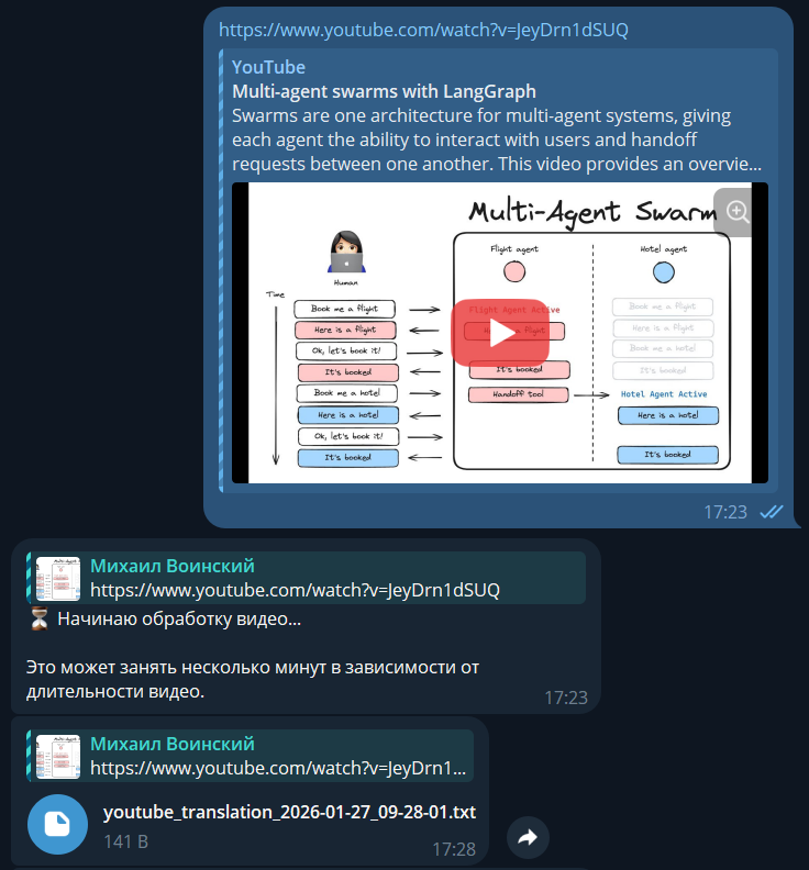 AI-транскрибатор с обработкой: видео любой длины → текст → саммари, ключевые идеи, мануалы, конспекты