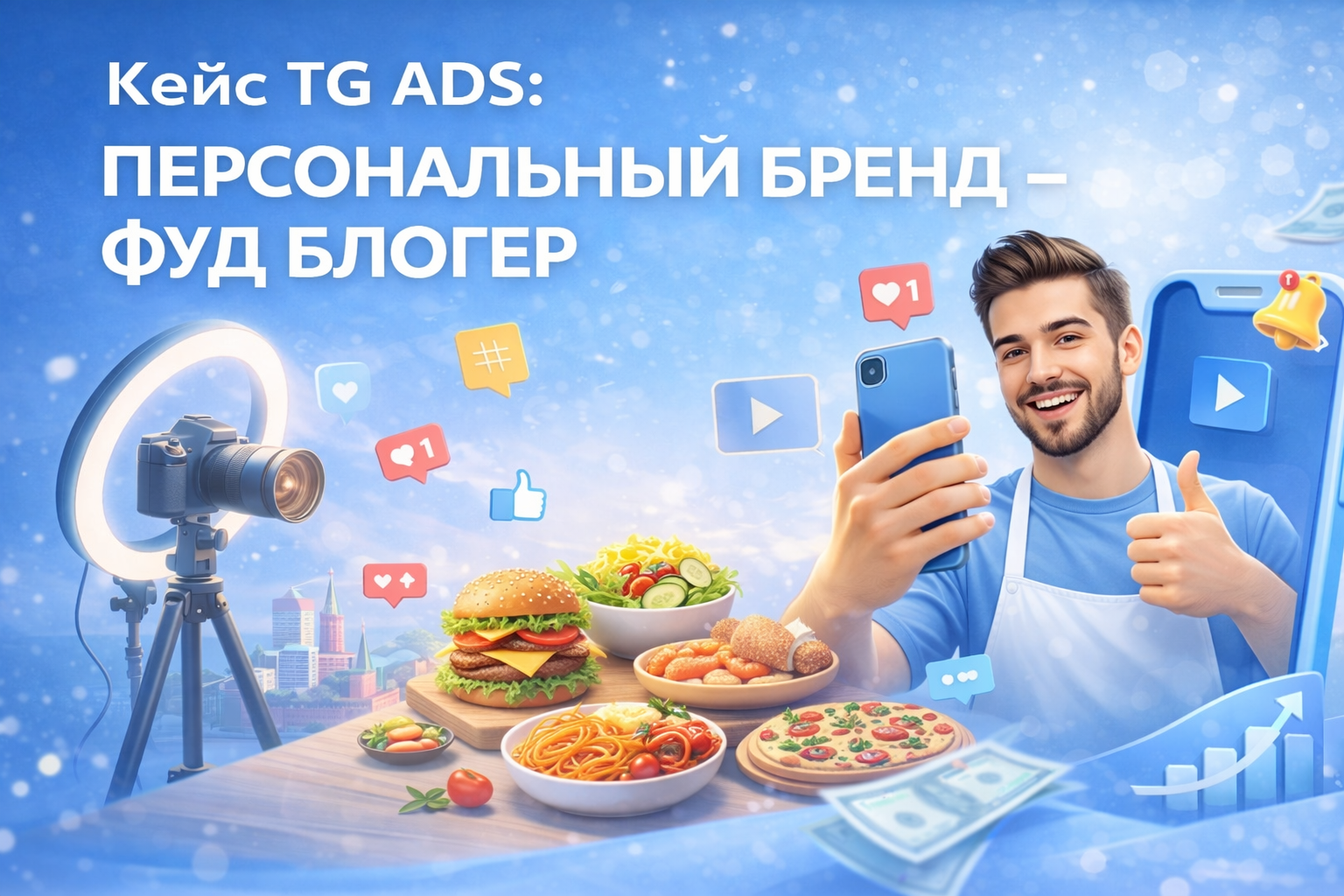 26 рублей за подписчика! Кейс TG ADS: ФУД БЛОГЕР
