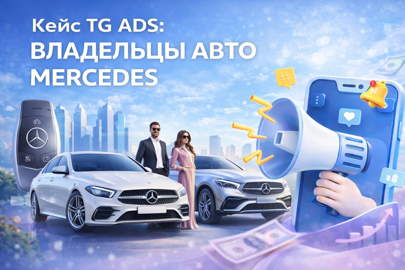 120 рублей за целевого подписчика! Кейс TG ADS: ВЛАДЕЛЬЦЫ МЕРСЕДЕСОВ