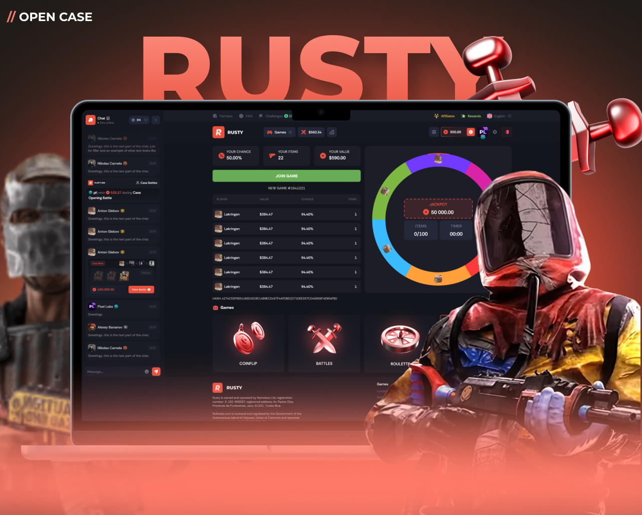 RUSTY - CS2 Gambling