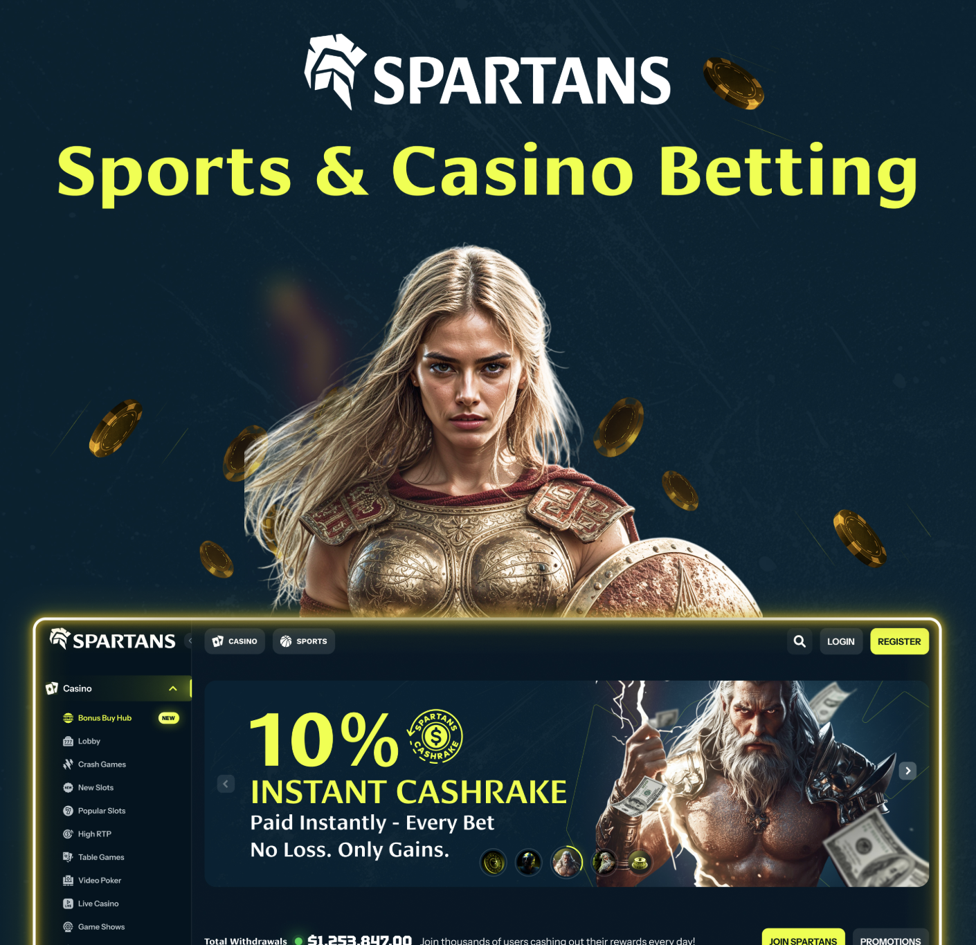 SPARTANS | Sports & Casino Betting