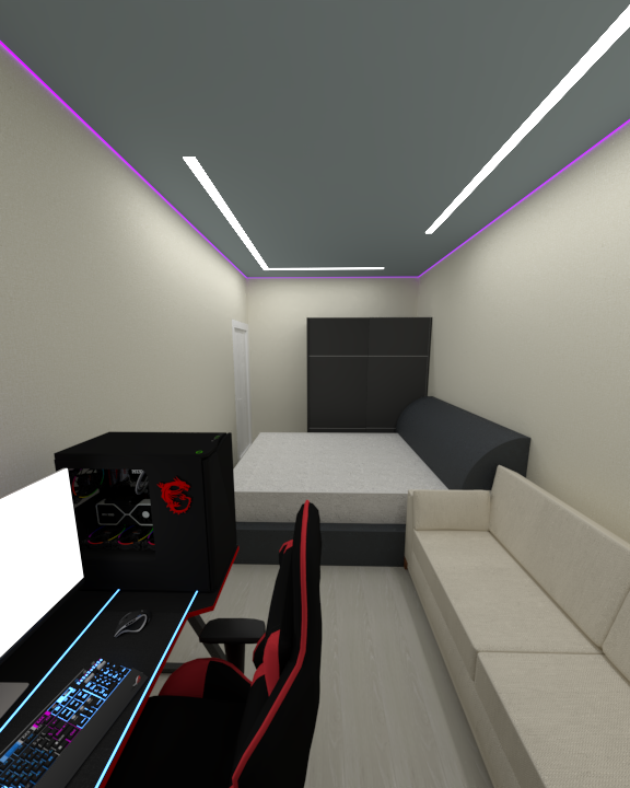 Недорогой ремонт в комнате