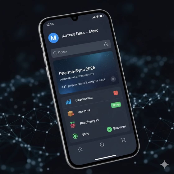 Max-ERP Connect: ���������� ����������� ���������� �������� (1� + Mini App � ���� + Raspberry Pi/OpenWrt)