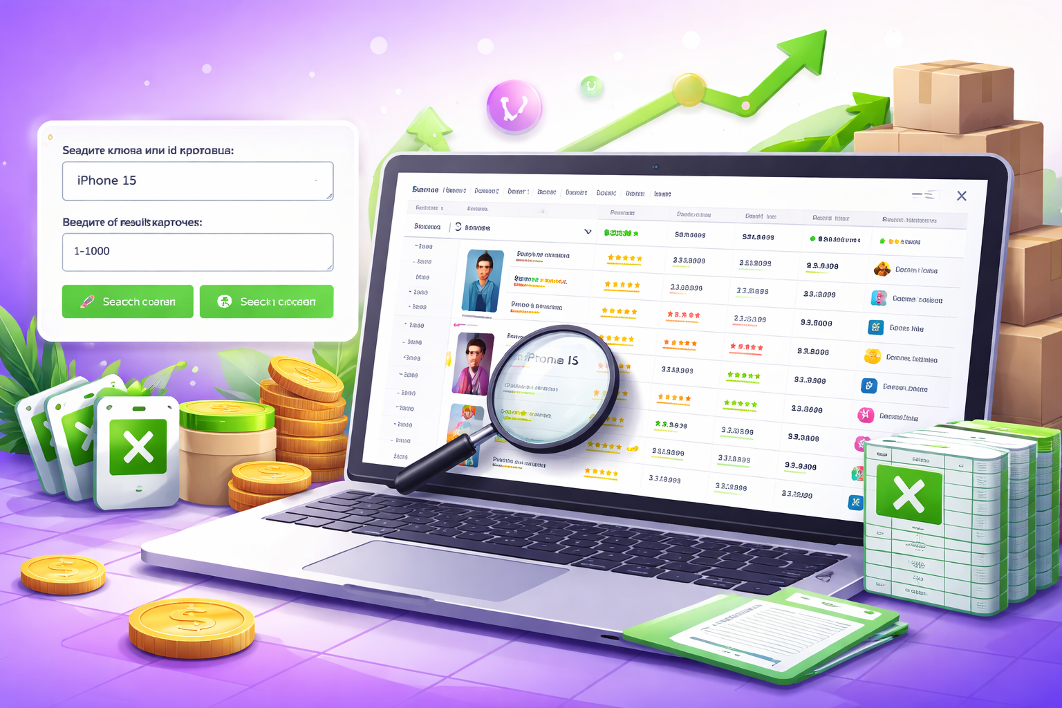 Парсер карточек товаров Wildberries