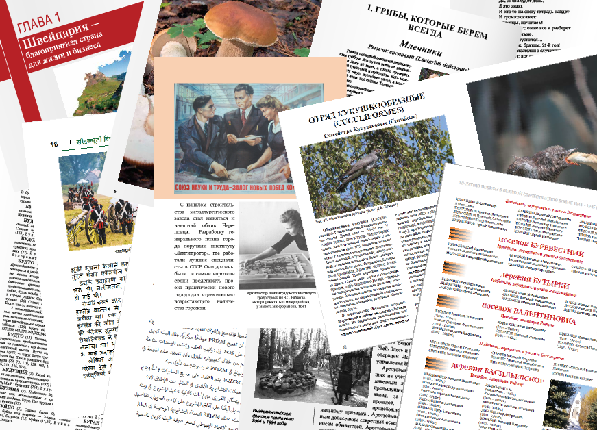 Книги. Фрагменты верстки