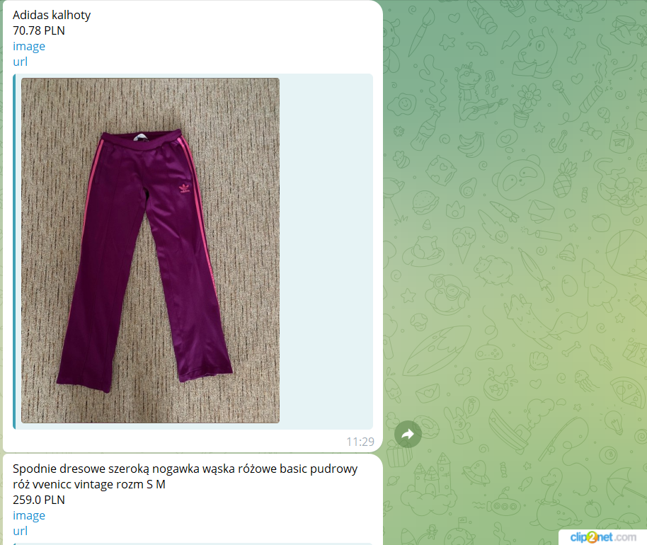 009 Vinted, OLX, Avito telegram BOT scanner 2.png