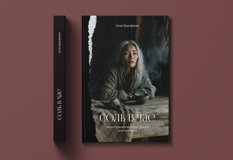 Дизайн и вёрстка книги Аллы Дорофеевой «Соль в чае»