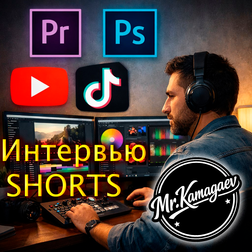 Монтаж и создание видео, SHORTS, клипы.